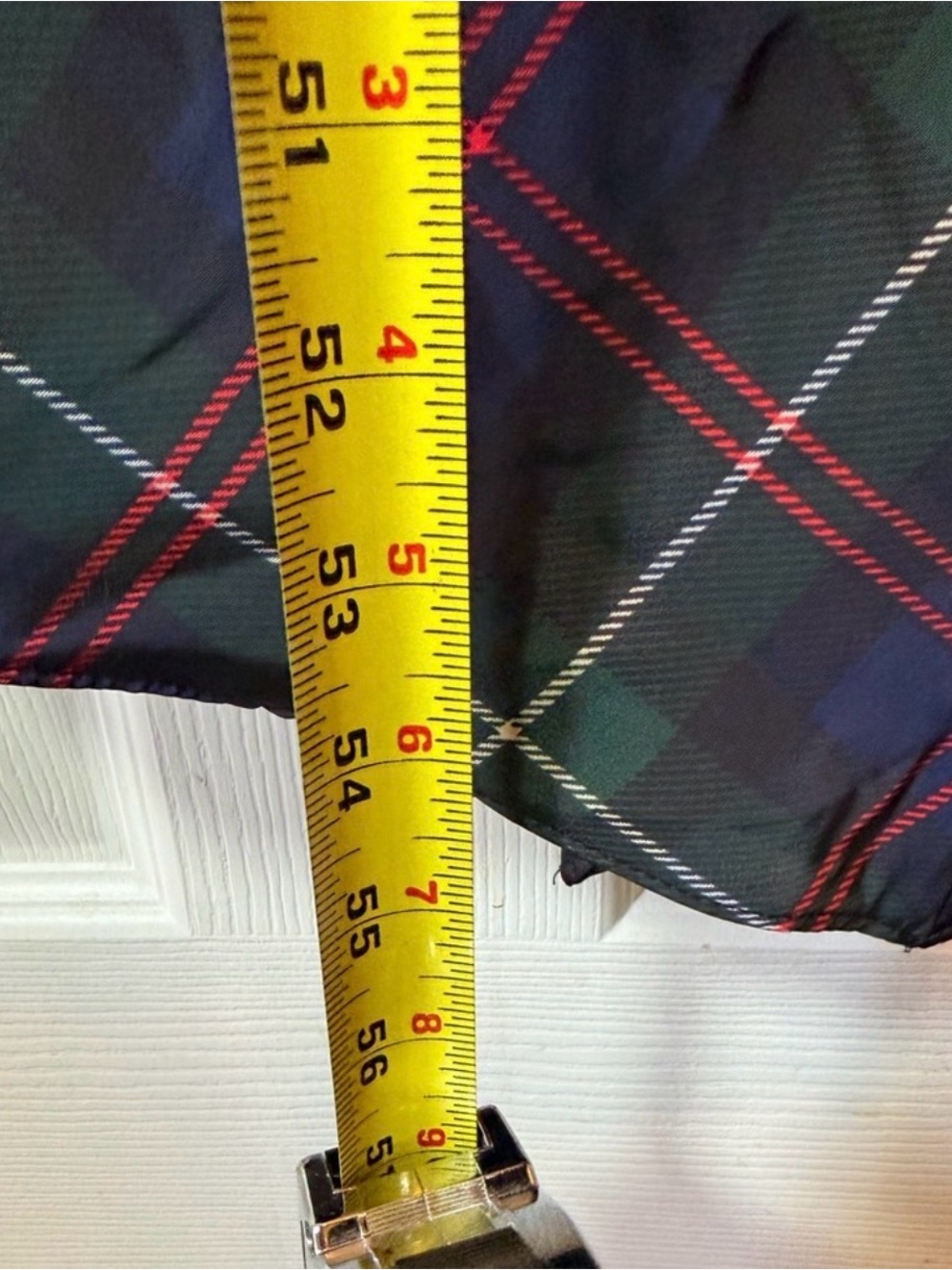 Lauren Ralph Lauren Plaid Midi Dress Women’s Size 18 Pine Green Navy Red NWT - Picture 7 of 12
